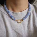 Collier Hallie - Bleu ciel
