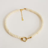 Collier Hallie - Blanc laiteux