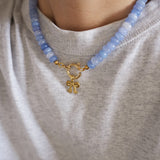 Collier Hallie - Bleu ciel