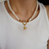 Collier Hallie - Blanc laiteux