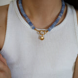 Collier Hallie - Bleu ciel