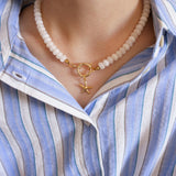 Collier Hallie - Blanc laiteux