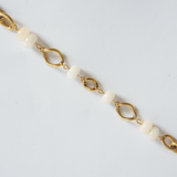 Bracelet Rose (Blanc laiteux)