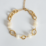 Bracelet Rose (Blanc laiteux)