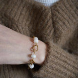 Bracelet Rose (Blanc laiteux)