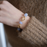 Bracelet Rose (Bleu ciel)